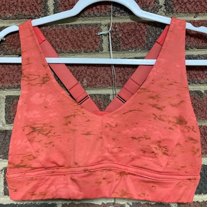 Xersion Sports‎ Bra Women’s size Large Orange & Brown